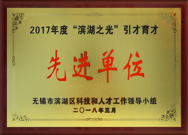 濱湖區(qū)引才育才先進單位